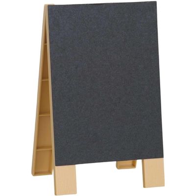 Mini Chalkboard Easel with Chalk (6.5" x 4") - Perfect for Party Food Labels, Drink Signs, and Custom Name Cards (1 Pc.)