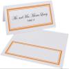 Double Line Border Printable Place Cards, Orange, Set of 60 (10 Sheets), Laser & Inkjet Compatible - Wedding, Party, Dinner, and Special Events - Made in the USA view 2