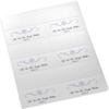 Intertwined Star of David Flourish Jewish Printable Place Cards, Purple (Choose Color), Set of 60 (10 Sheets), Laser & Inkjet Printers - Wedding, Party, Dinner, and Special Events view 4