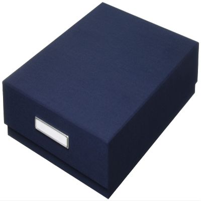 TAKEMEKI Tool Box, Inner Dimensions, 8.7 x 11.4 x 2.4 inches (220 x 290 x 60 mm), Navy x Argyle, Storage Box, Large Size B5