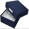 TAKEMEKI Tool Box, Inner Dimensions, 8.7 x 11.4 x 2.4 inches (220 x 290 x 60 mm), Navy x Argyle, Storage Box, Large Size B5 view 2