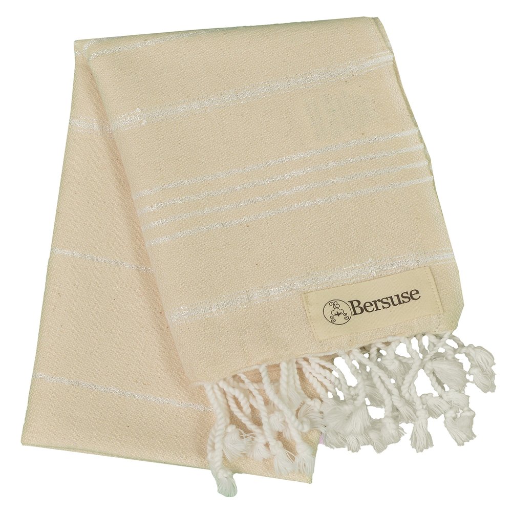 Bersuse Anatolia Bathroom Hand Towels - Premium Cotton Hand Towel for Face - Absorbent, Soft, Lightweight, Space-Saving, Quick-Drying Decorative Turkish Hand Towels - (Set of 12)