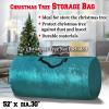 BenefitUSA Artificial Christmas Tree Bag Clean Up Holiday for Up to 8ft/9ft Tree Storage (52''x Dia. 30'' for up to 8', Green) view 2