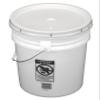 Natural 5 Gallon 90 mil Bucket with Snap On Lid (White) view 1