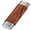 Visol Products VCASE794 Ryland Dark Exotic Wood & Steel Double Cigar Case view 2