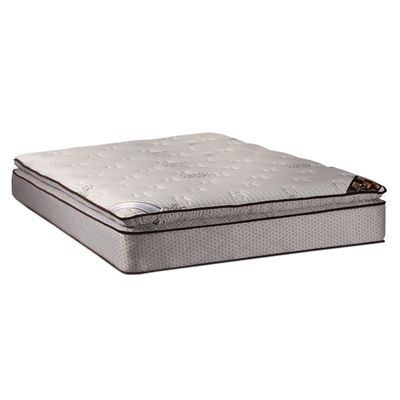 Dream Solutions USA Spinal Dream Plush Pillow Top (Eurotop) Mattress Only (Twin Size 39"x75"x12") Sleep System with Enhanced Cushion Support- Fully Assembled, Great for Your Back