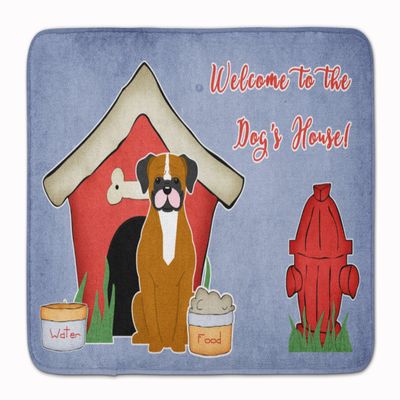 Caroline's Treasures BB2870RUG Dog House Collection Flashy Fawn Boxer Floor Mat, 19" x 27", Multicolor