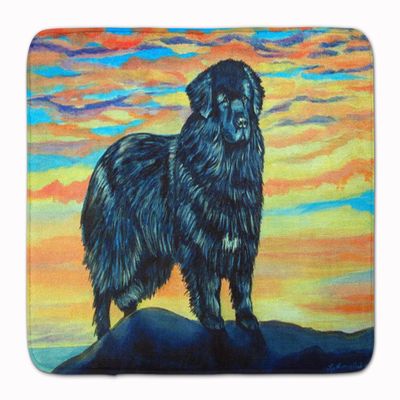 Caroline's Treasures 7518RUG Newfoundland Machine Washable Memory Foam Mat, Bathroom Rug, Non-Slip Bath Mat, Durable Thick Washable Rugs for Kitchen, Bathroom Quick Dry, Decorative Artwork,
