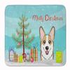Caroline's Treasures BB1625RUG Christmas Tree and Sable Corgi Machine Washable Memory Foam Mat, Bathroom Rug, Non-Slip Bath Mat, Durable Thick Washable Rugs for Kitchen, Bathroom Quick Dry, Decorative view 1
