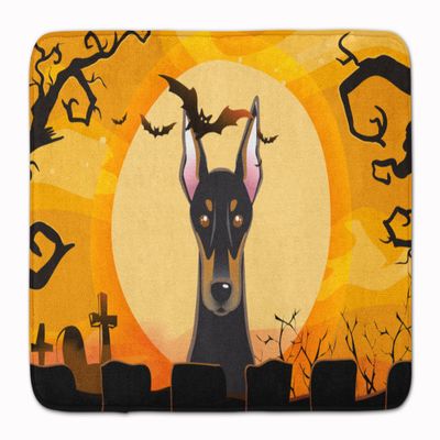 Caroline's Treasures BB1803RUG Halloween Doberman Floor Mat, 19" x 27", Multicolor