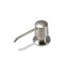Countertop Deck-Mount Metal Soap and Lotion Dispenser in Brushed Nickel view 1