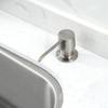 Countertop Deck-Mount Metal Soap and Lotion Dispenser in Brushed Nickel view 2
