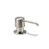 Countertop Deck-Mount Metal Soap and Lotion Dispenser in Brushed Nickel view 4