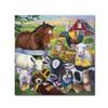 Farm Friends by Jenny Newland, 18x18-Inch Canvas Wall Art view 1