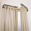 Urbanest Set of 2 Swing Arm Rods, 3/4-inch Diameter, 14-inch to 24-inch, Antique Gold view 2
