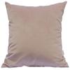 TangDepot Solid Velvet Throw Pillow Cover/Euro Sham/Cushion Sham, Super Luxury Soft Pillow Cases, Many Color & Size Options - (12"x12", Light Pink) view 1