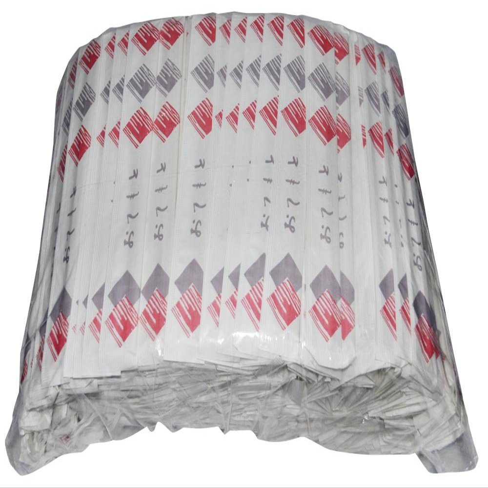 PK-005 Commercial Use, Split Chopsticks, Paper Included, Japanese Style, White Birch, Original Chopsticks, 500 Pairs