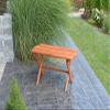 A & L Furniture Folding Coffee Table, Natural Stain view 2