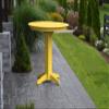 A & L Furniture Round bar Table with 2" Umbrella Hole, Lemon Yellow view 1