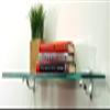 Spancraft Glass M-12x42-Brushed Bronze Monarch Glass Shelf, Brushed Bronze, 12" x 42" view 2