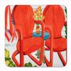 Caroline's Treasures 6140RUG Red Chairs Patio View Floor Mat, 19" x 27", Multicolor view 1