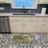 Caroline's Treasures CDCO0306RUG Springtime Teddy Bears in Flowers Machine Washable Memory Foam Mat, Bathroom Rug, Non-Slip Bath Mat, Durable Thick Washable Rugs for Kitchen, Bathroom Quick Dry, Decor view 3