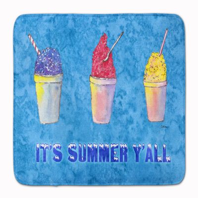 Caroline's Treasures 8779RUG Snowballs and Snowcones Machine Washable Memory Foam Mat, Bathroom Rug, Non-Slip Bath Mat, Durable Thick Washable Rugs for Kitchen, Bathroom Quick Dry, Decorative Artwork,