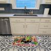 Caroline's Treasures 8825RUG Gumbo and Potato Salad Machine Washable Memory Foam Mat, Bathroom Rug, Non-Slip Bath Mat, Durable Thick Washable Rugs for Kitchen, Bathroom Quick Dry, Decorative Artwork, view 3