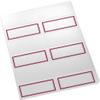Double Line Border Printable Place Cards, Burgundy, Set of 60 (10 Sheets), Laser & Inkjet Compatible - Wedding, Party, Dinner, and Special Events - Made in the USA view 3