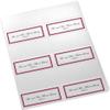 Double Line Border Printable Place Cards, Burgundy, Set of 60 (10 Sheets), Laser & Inkjet Compatible - Wedding, Party, Dinner, and Special Events - Made in the USA view 4