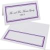 Double Line Border Printable Place Cards, Purple, Set of 60 (10 Sheets), Laser & Inkjet Compatible - Wedding, Party, Dinner, and Special Events - Made in the USA view 2