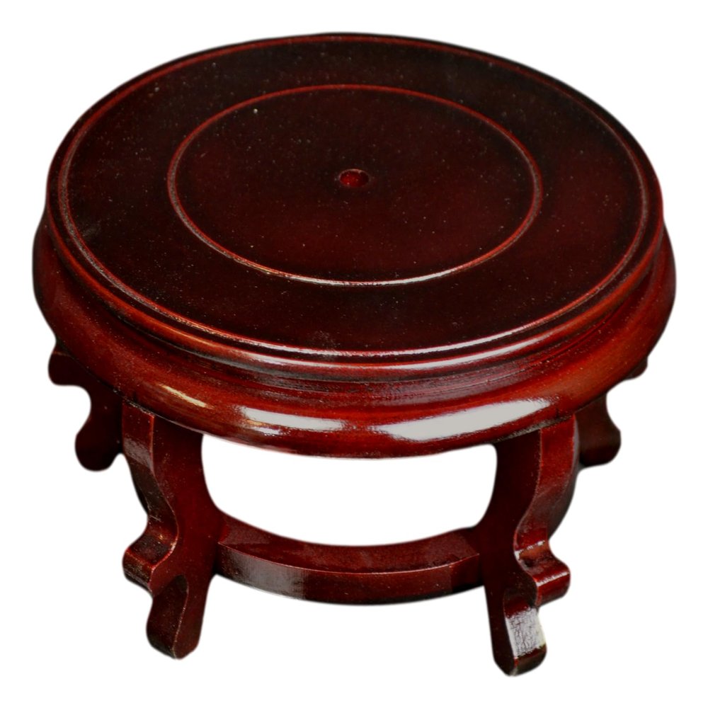 Wooden Fishbowl Display Vase Pot Planter Stand Plant Pot Display Stand (12.50)