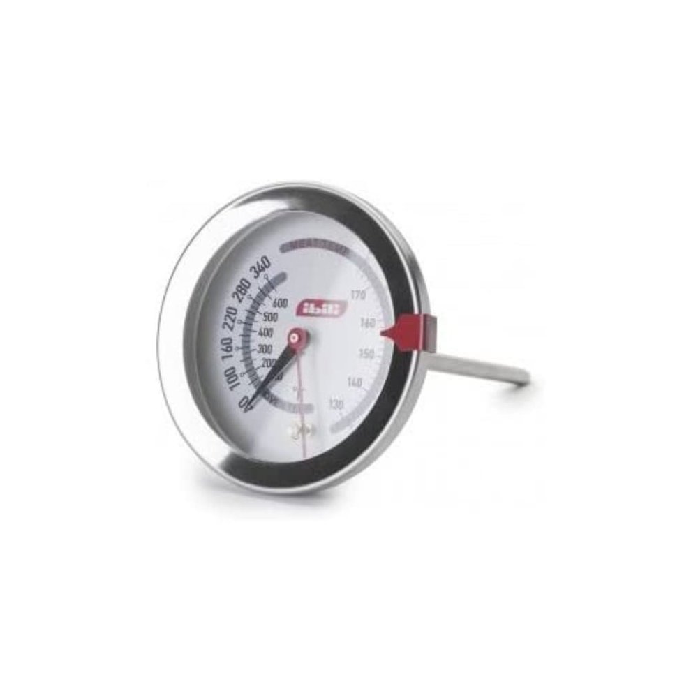 IBILI Food/Oven Thermometer with Probe, Stainless Steel Silver/White, 13 x 7 x 30 cm