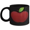 BabooBazaa Red Crunchy Apple Tea Coffee Mug-Black view 1