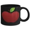 BabooBazaa Red Crunchy Apple Tea Coffee Mug-Black view 2