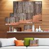 Designart PT14006-20-12 Leaves in The Thick Fall Large Forest Canvas Art, 12" H x 20" W x 1" D 1P view 4