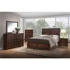 Acme Oberreit Wood Frame Bedroom Mirror in Walnut view 3