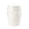Accent Plus White Horses Ceramic Decorative Stool view 1