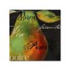 Trademark Fine Art ALI4276-C1818GG "Painted Pear I" Dcor, 18x18" view 1