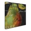 Trademark Fine Art ALI4276-C1818GG "Painted Pear I" Dcor, 18x18" view 2