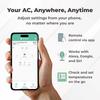 Sensibo Sky, Smart Wireless Air Conditioner Controller. Quick & Easy DIY Installation. Maintains Comfort with Energy Efficient. Automatic Wifi Thermostat Control App. Google, Alexa and Siri Compatible view 3