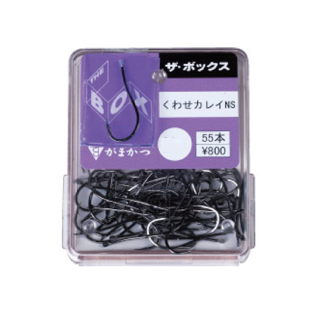 Gamakatsu 66474 Single Hook The Box, Kuwase Curry, M, 60 Pieces, NS Black