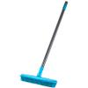 Beldray LA024350TQ Pet Plus+ Rubber Head Broom 2-in-1 Lift & Trap Long Handle Floor Brush, Remove Dog and Cat Hair, Squeegee Edge for Window Cleaning/Hard Floors, Non-Scratch Indoor/Outdoor Broom view 1