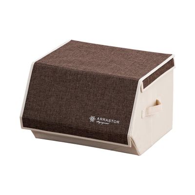 Takeda Corporation (A6-ST38BR) Stacking Box, Stacking Box, Brown