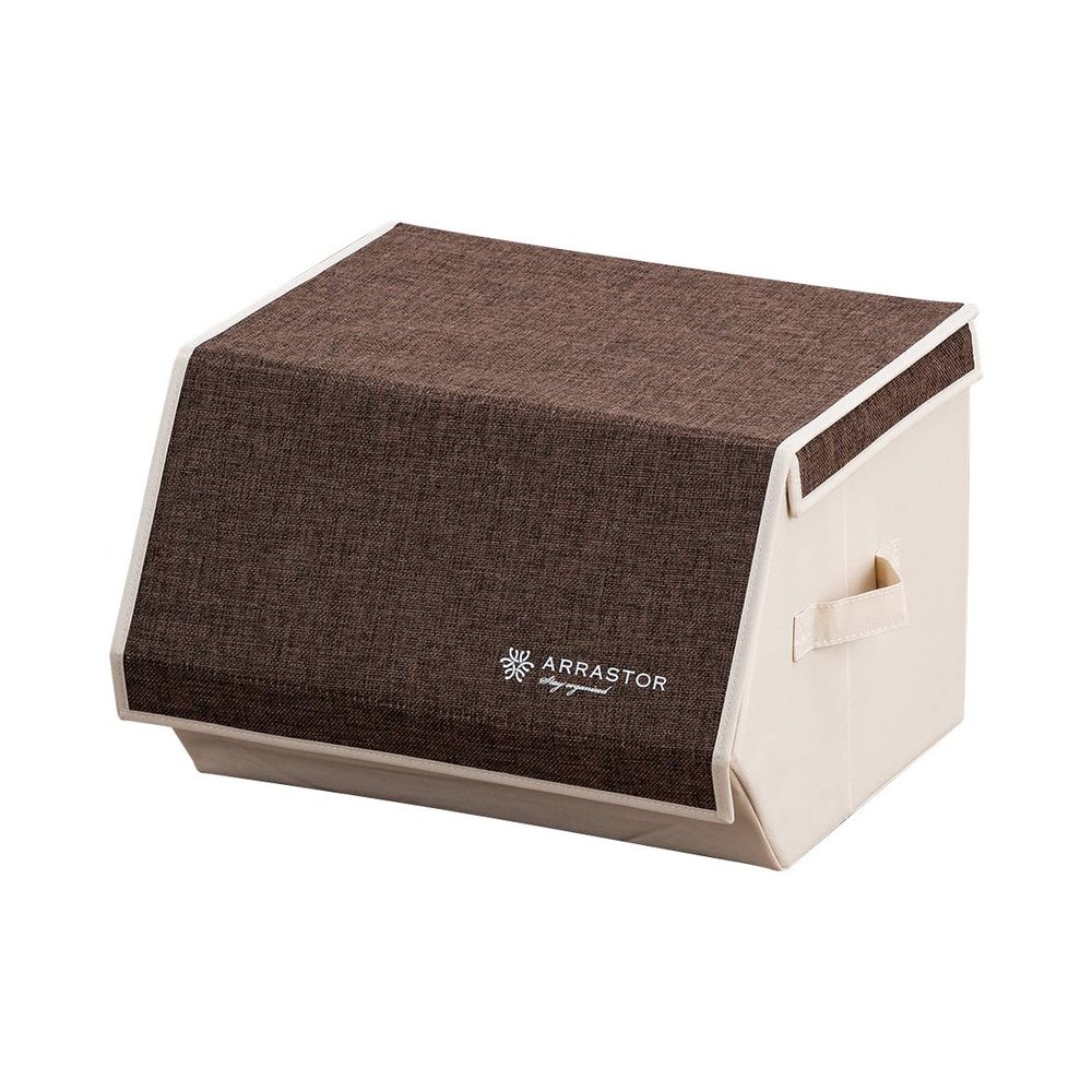 Takeda Corporation (A6-ST38BR) Stacking Box, Stacking Box, Brown