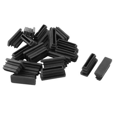 uxcell 20pcs Household Rectangular Shaped Chair Foot Protector Tube Insert
