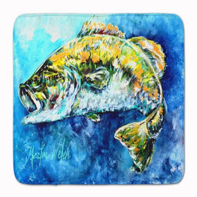 Caroline's Treasures Bobby The Best Bass Floor Mat, 19" x 27", Multicolor