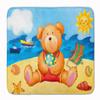 Caroline's Treasures APH0088RUG Teddy Bear on the Beach Machine Washable Memory Foam Mat, Bathroom Rug, Non-Slip Bath Mat, Durable Thick Washable Rugs for Kitchen, Bathroom Quick Dry, Decorative Artwo view 1