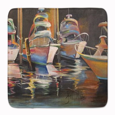 Caroline's Treasures JMK1076RUG Sea Chase Deep Sea Fishing Boats Machine Washable Memory Foam Mat, Bathroom Rug, Non-Slip Bath Mat, Durable Thick Washable Rugs for Kitchen, Bathroom Quick Dry, Decorat