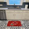 Caroline's Treasures 8870RUG Lady Bug on Deep Red Machine Washable Memory Foam Mat, Bathroom Rug, Non-Slip Bath Mat, Durable Thick Washable Rugs for Kitchen, Bathroom Quick Dry, Decorative Artwork, view 3